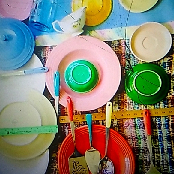 βοΈ Vintage English Ironstone TransferWare Creamer John Hancock Vintage - Picture 11 of 16